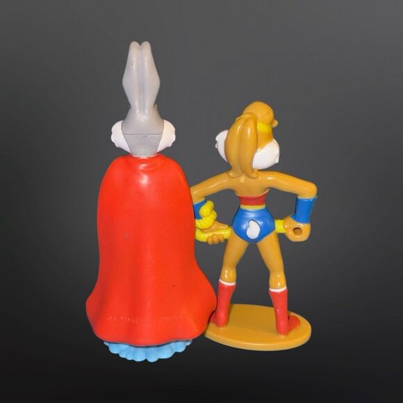 2 Burger King Justice League WB Lola Bunny WW Bugs Bunny Superman Figures A25 - Picture 6 of 10